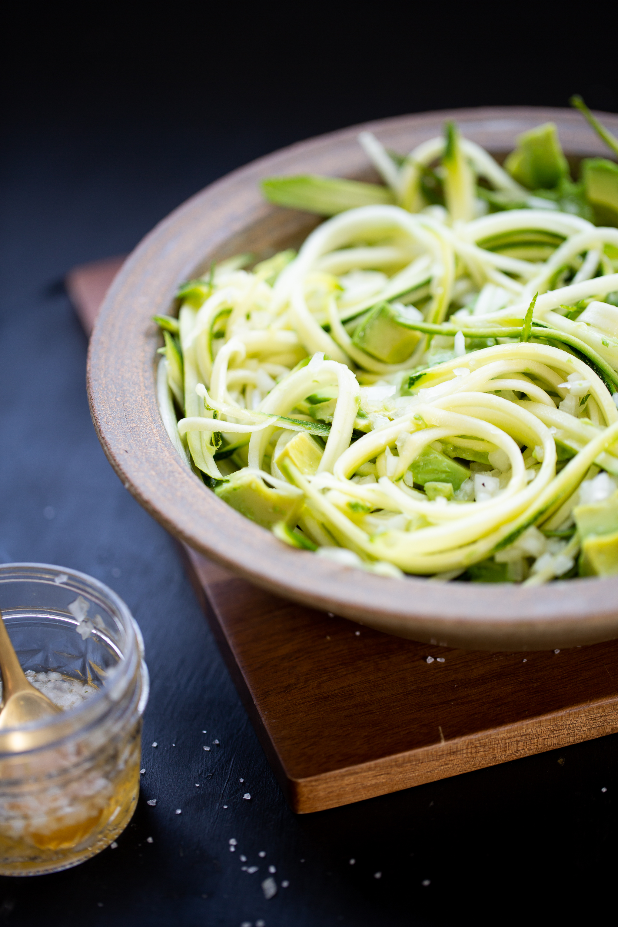 avocado and zucchini salad