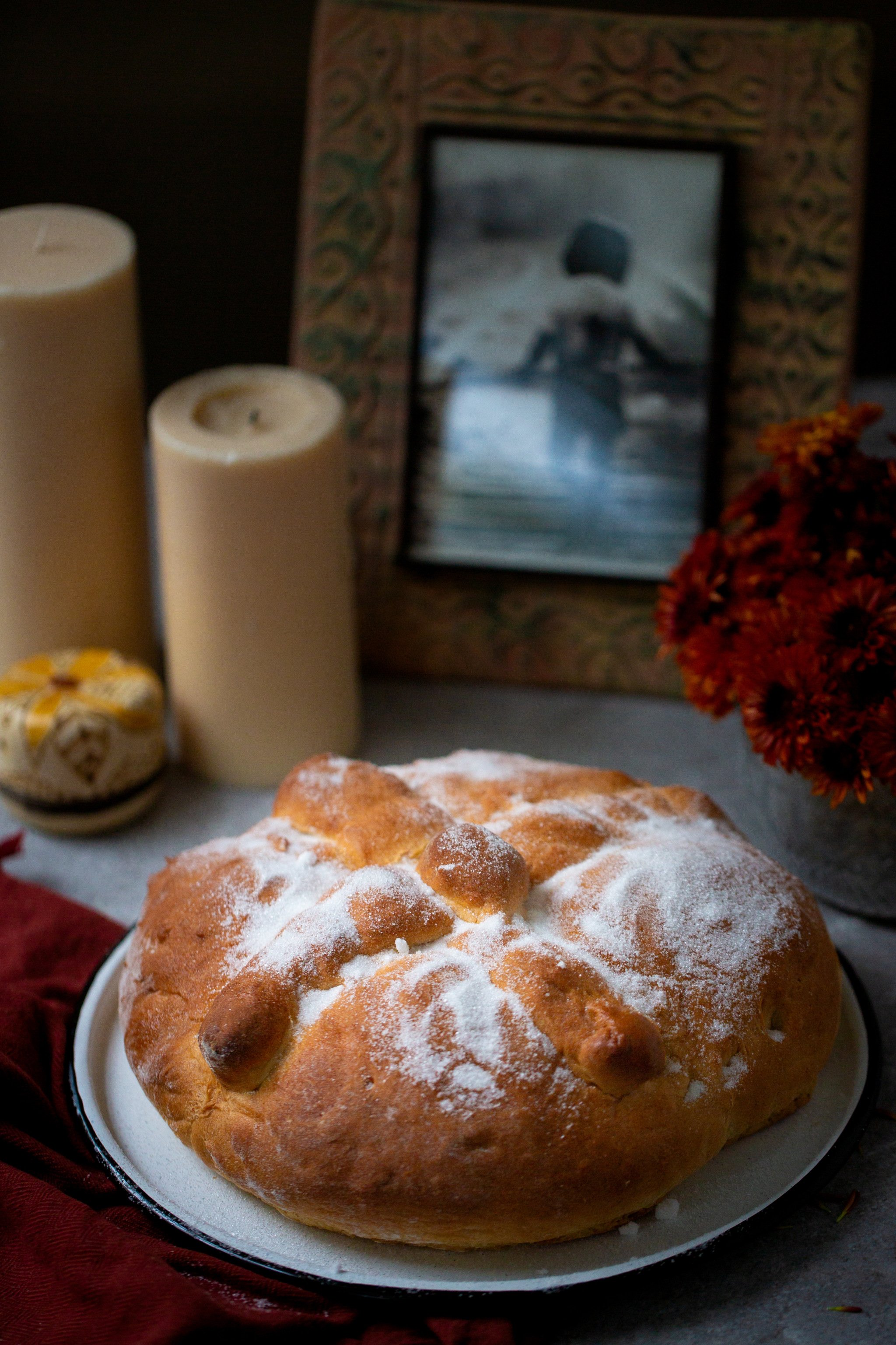 vegan day of the dead bread