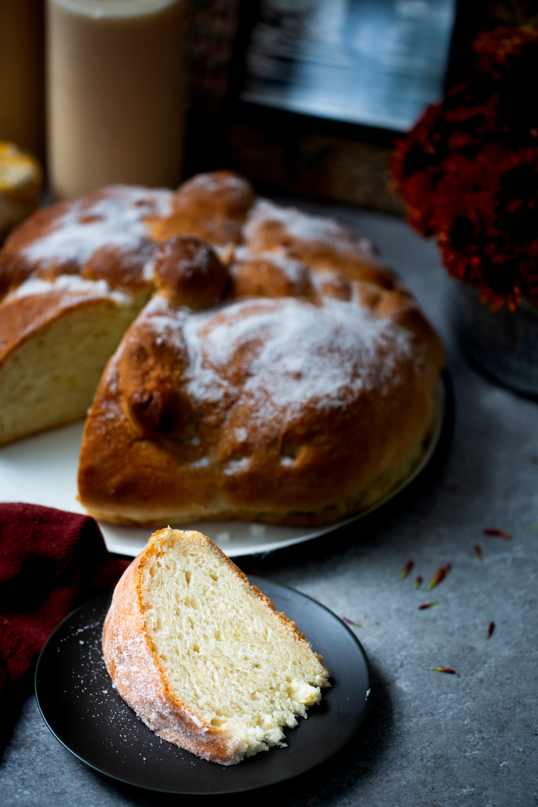 vegan day of the dead bread