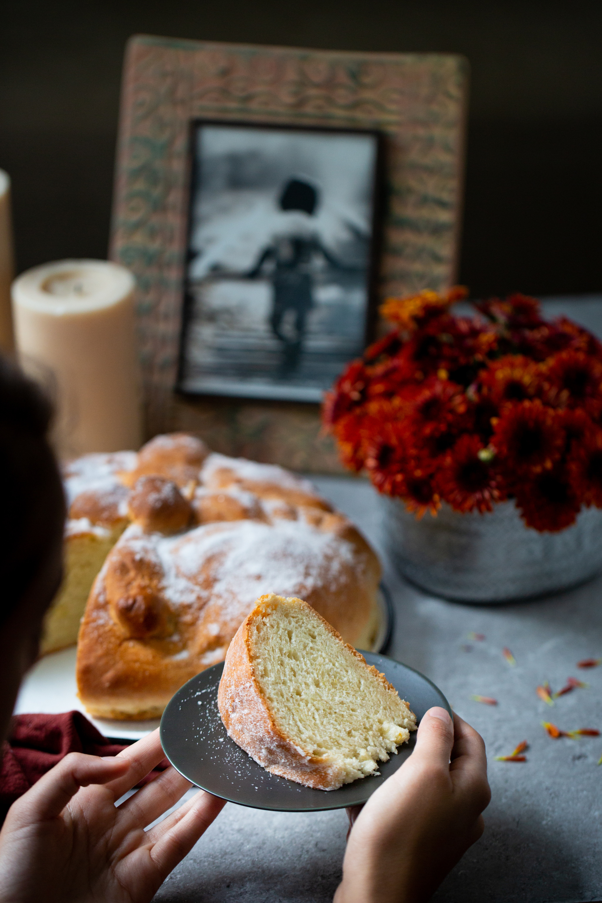 vegan day of the dead bread