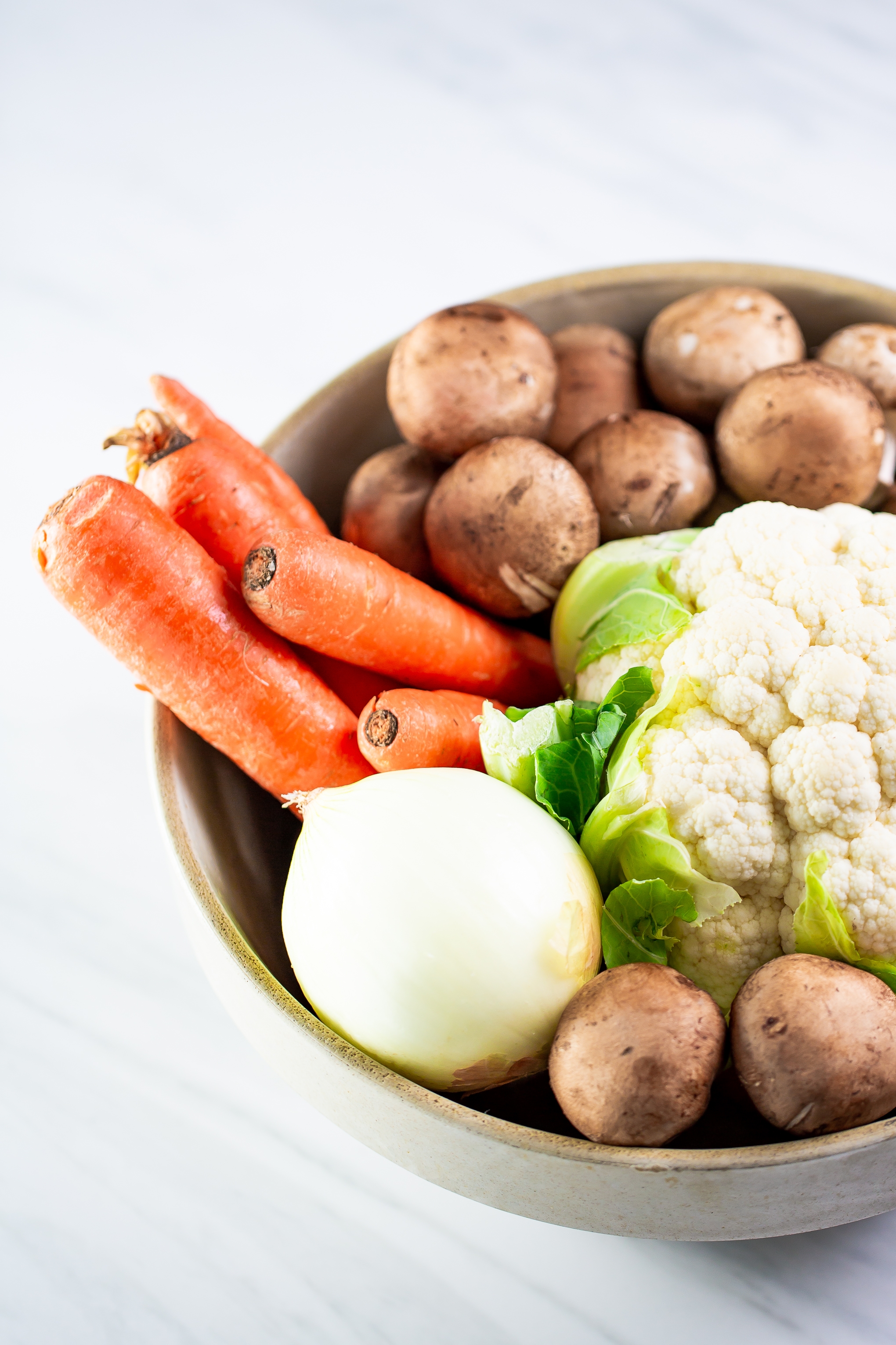 vegetables for Vegan Shepherd's pie