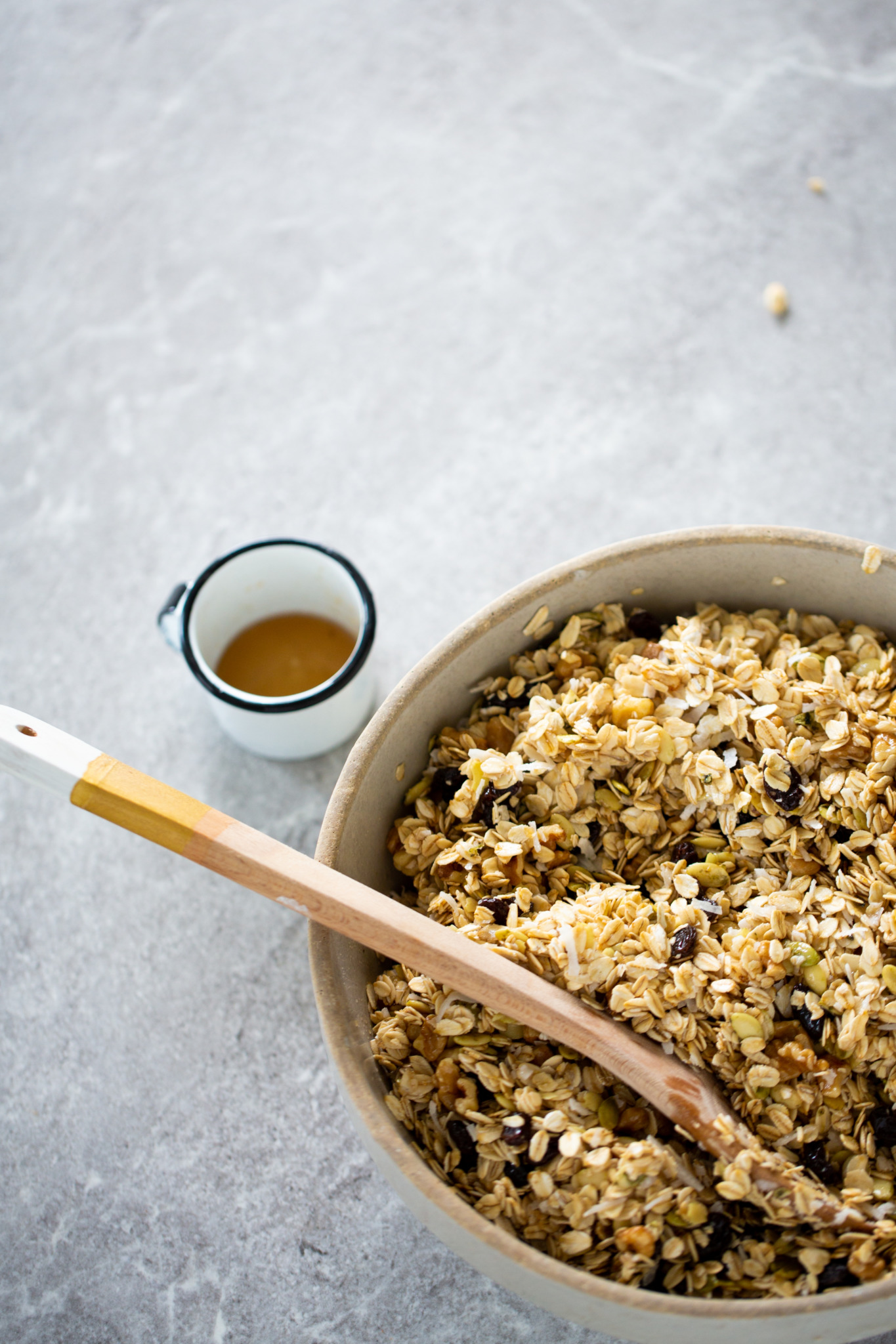 bowl with  ingredients