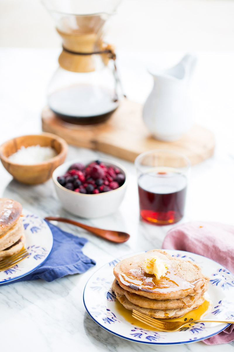 homemade vegan pancakes