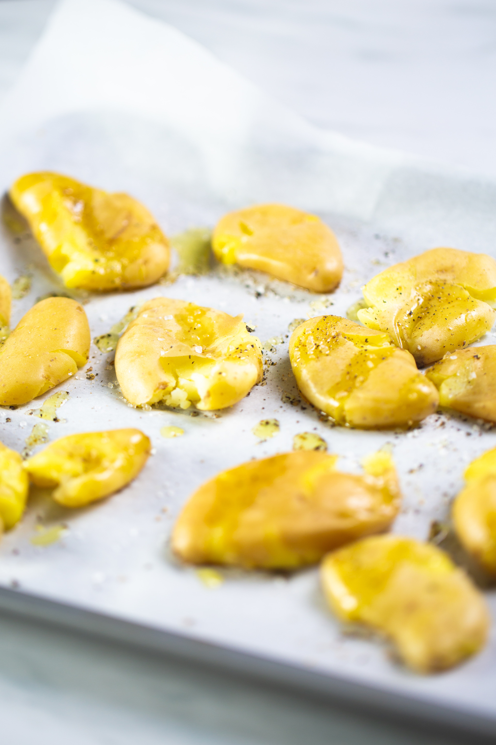 smashed potatoes