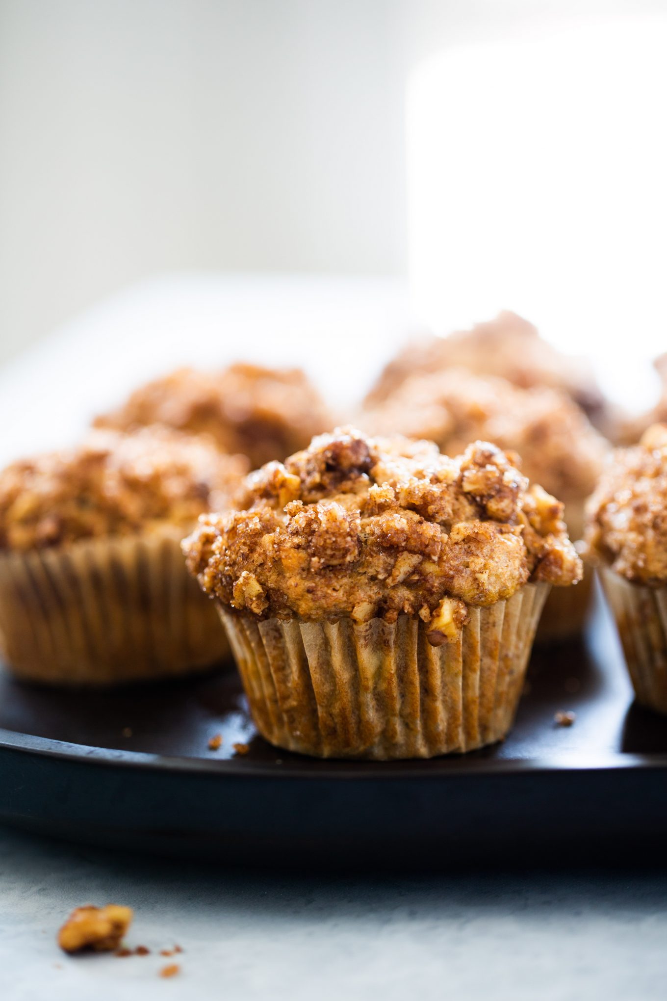 vegan banana muffins