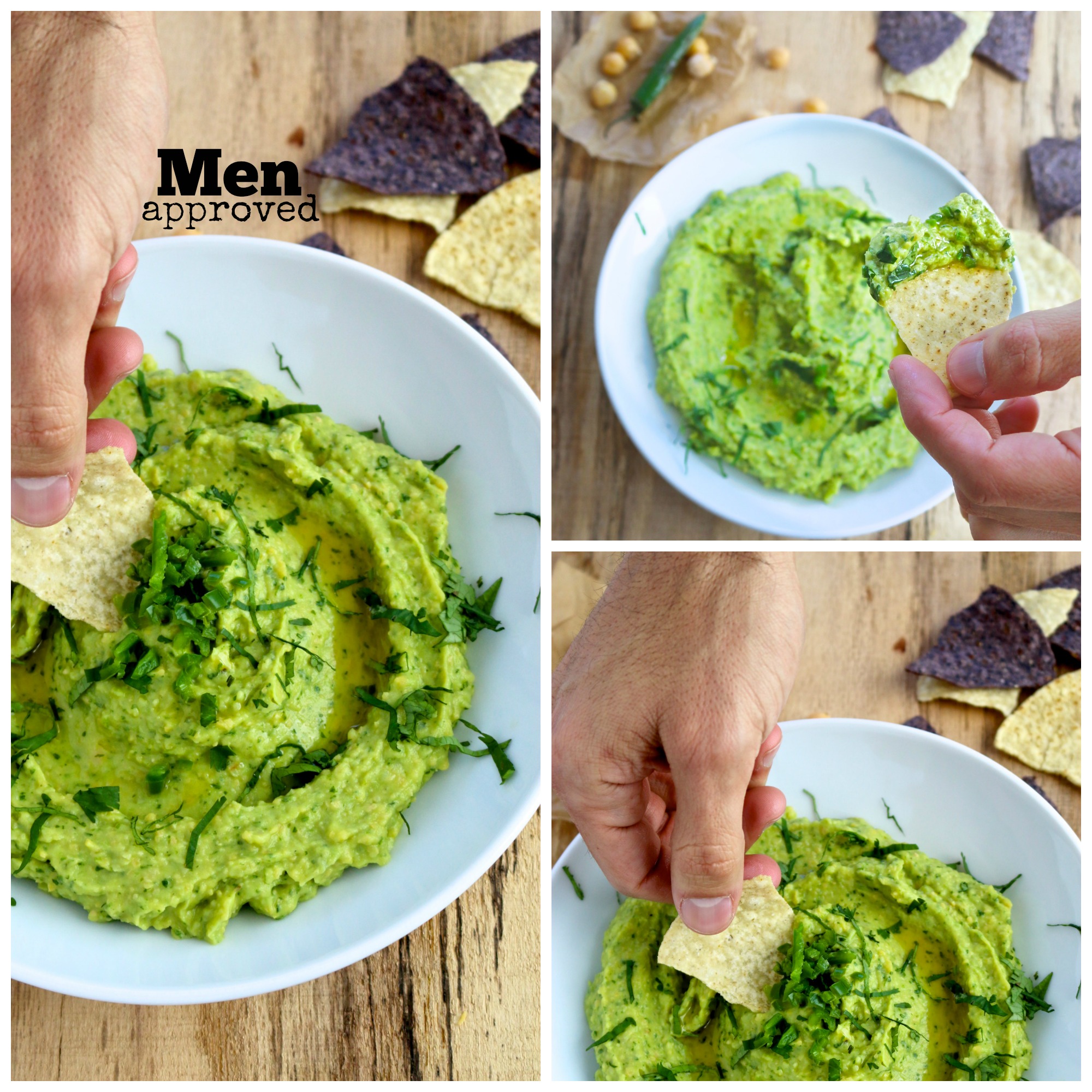 Avocado hummus, the perfect combination between hummus and guac