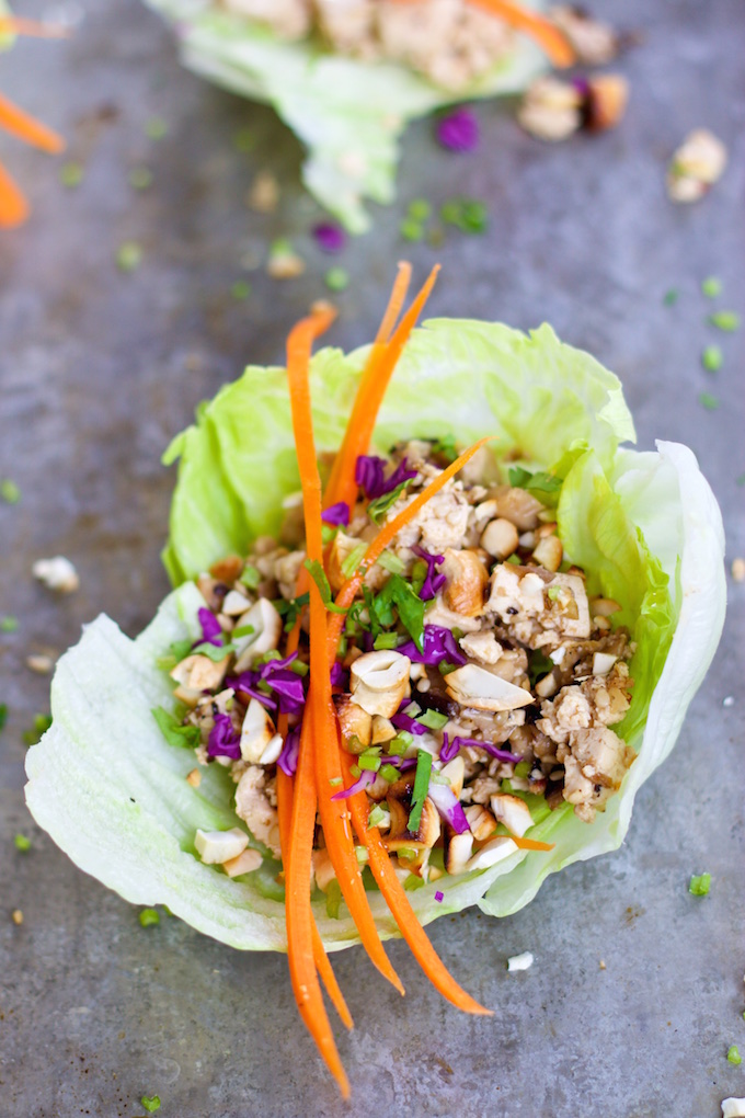 VEGAN ASIAN LETTUCE WRAPS