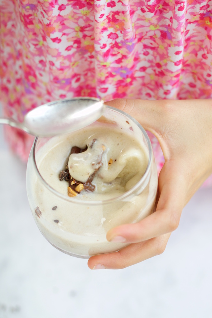 vegan banana ice cream