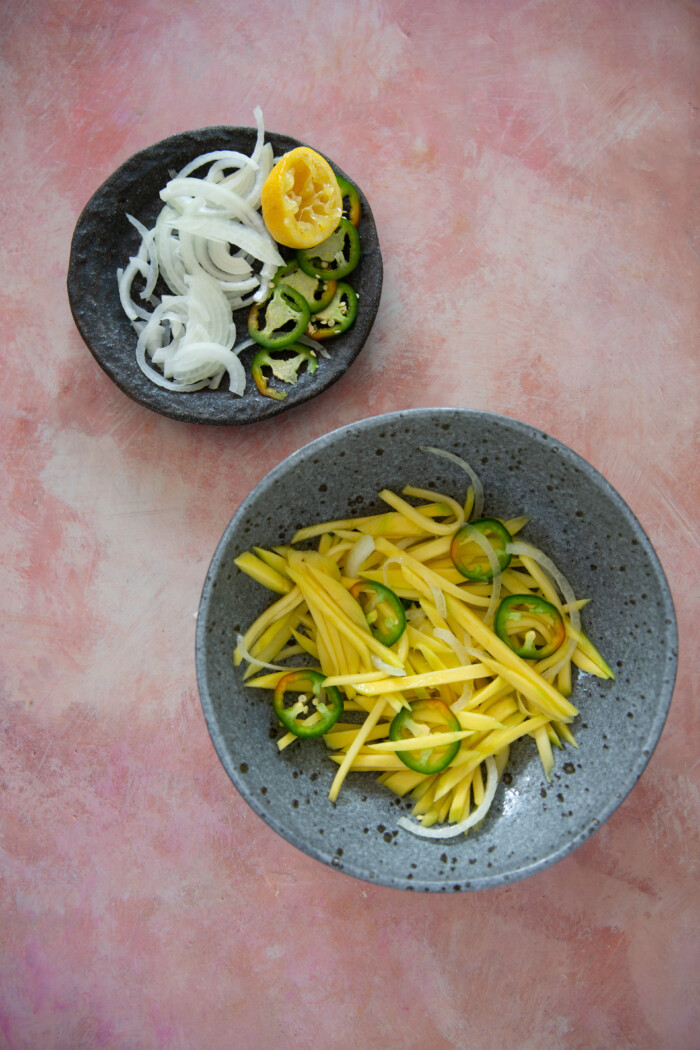 mango verde con chile