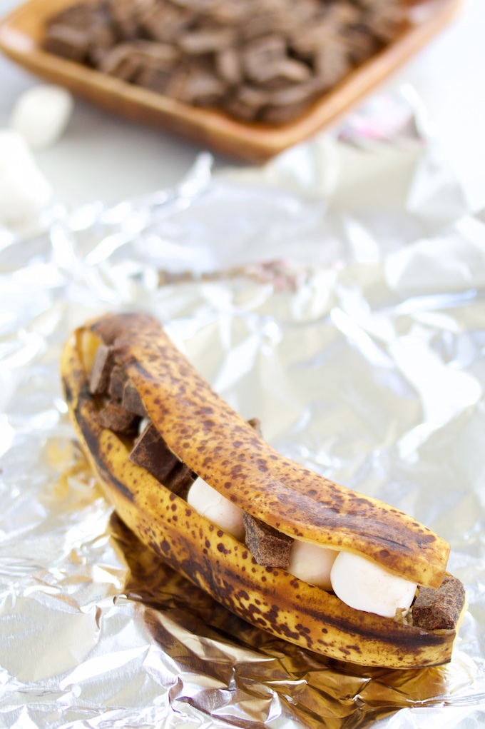S'mores de plátano.p&V#vegan