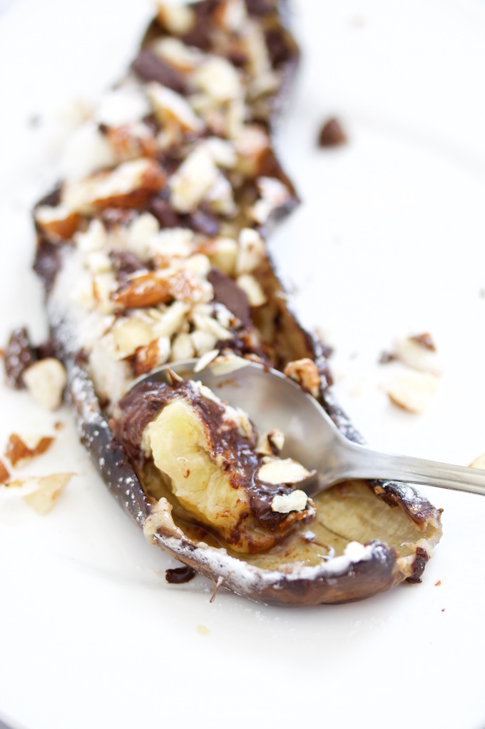 S'mores de plátano.p&V#vegan