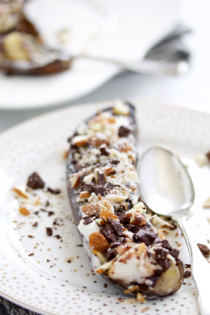S'mores de plátano.p&V#vegan