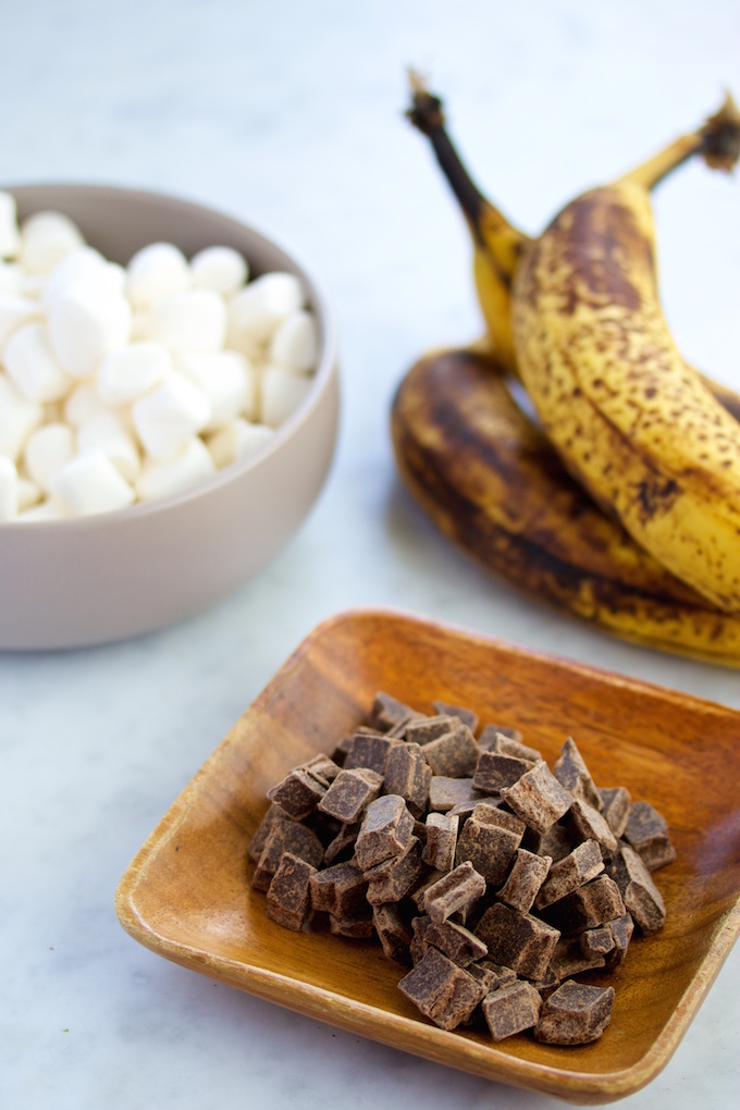 S'mores de plátano.p&V#vegan