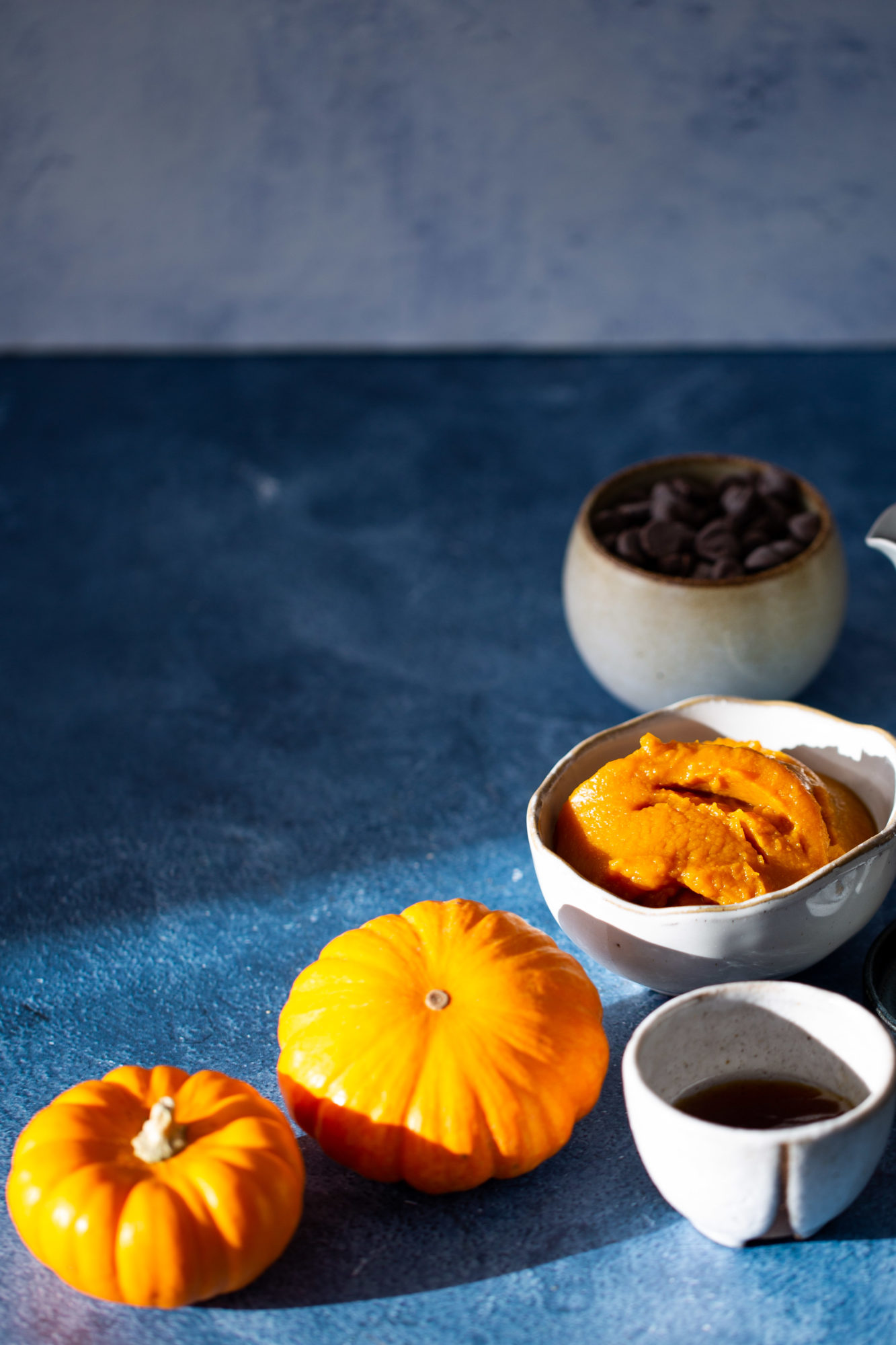 ingredients to make vegan pumpkin bread