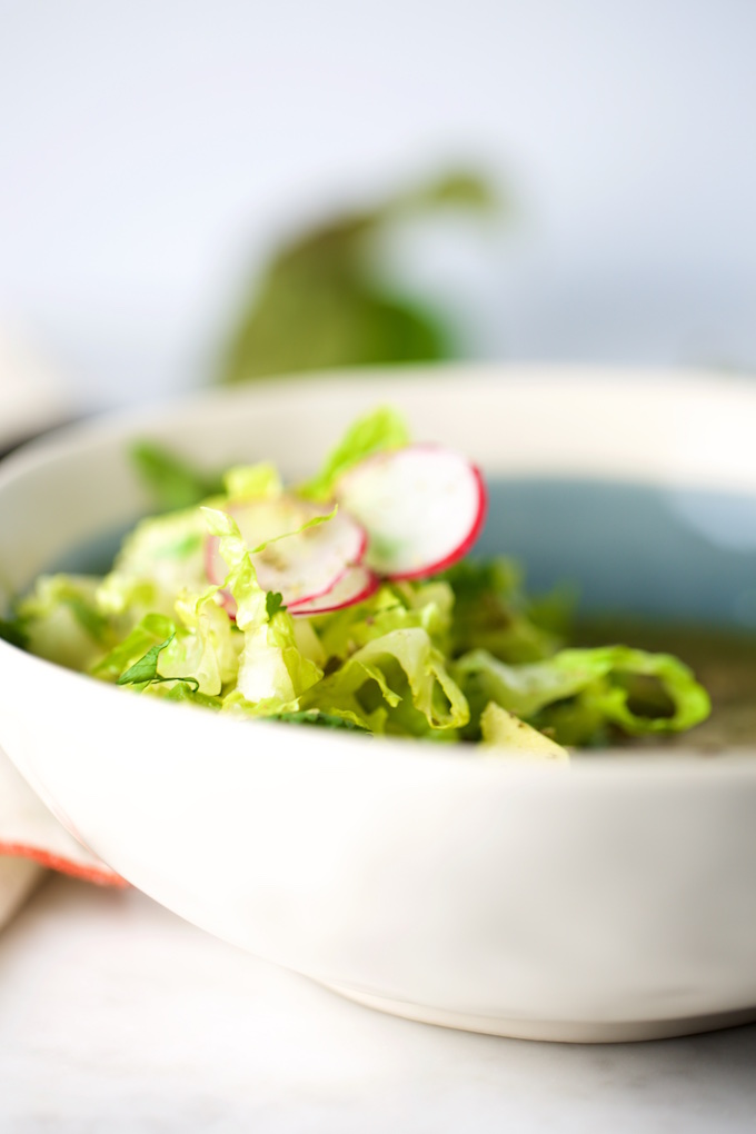 Pozole verde vegano