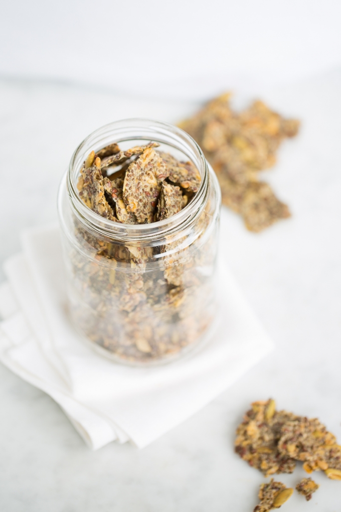 galletas de chia y semillas