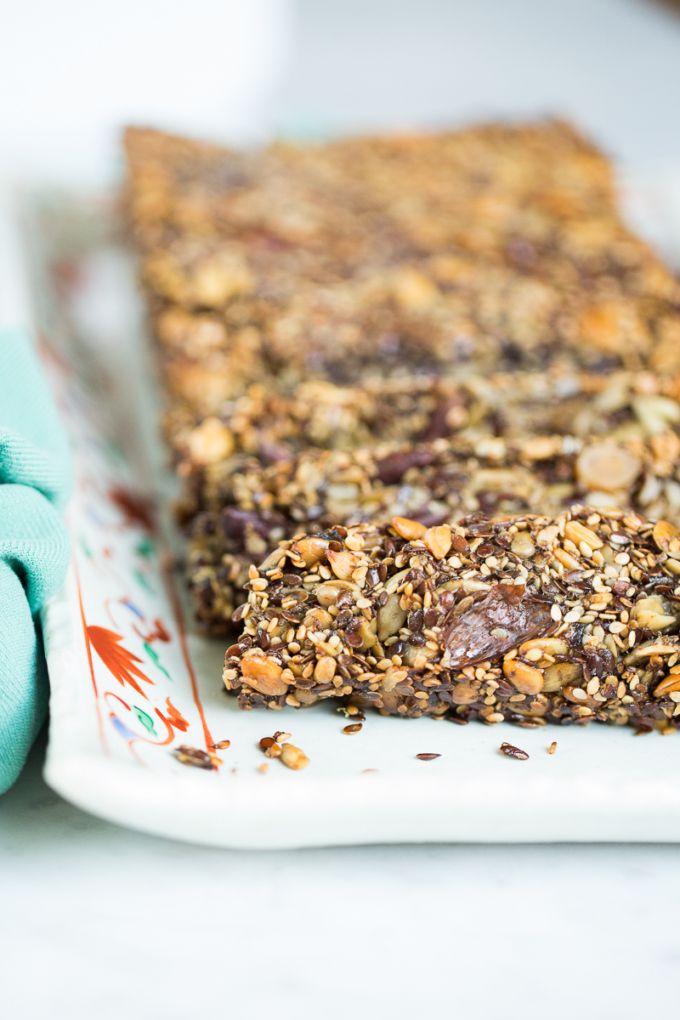 Bread with nuts and seeds, gluten free and super tasty.