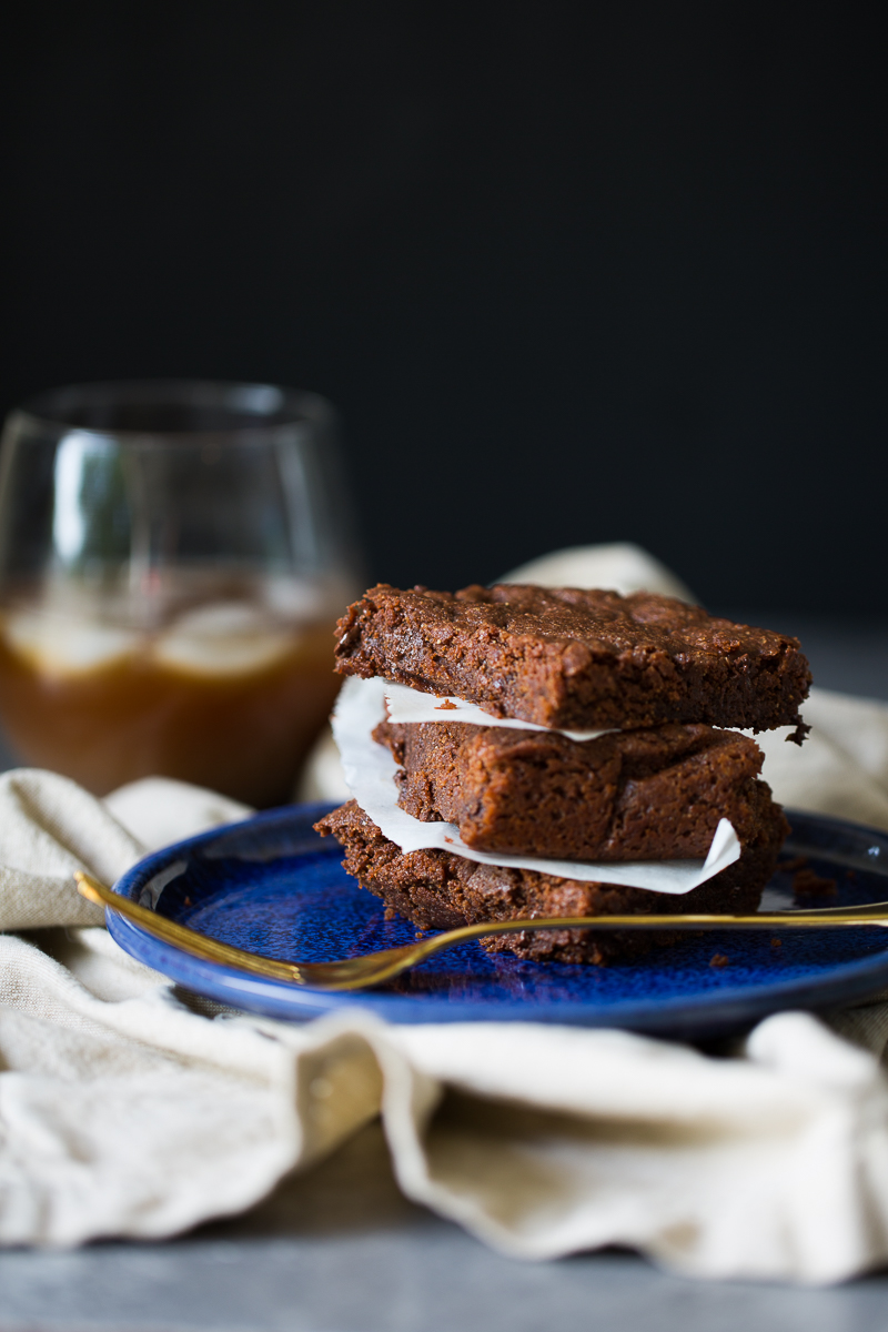 Brownies vegan hechos en casa, en dos simples pasos.