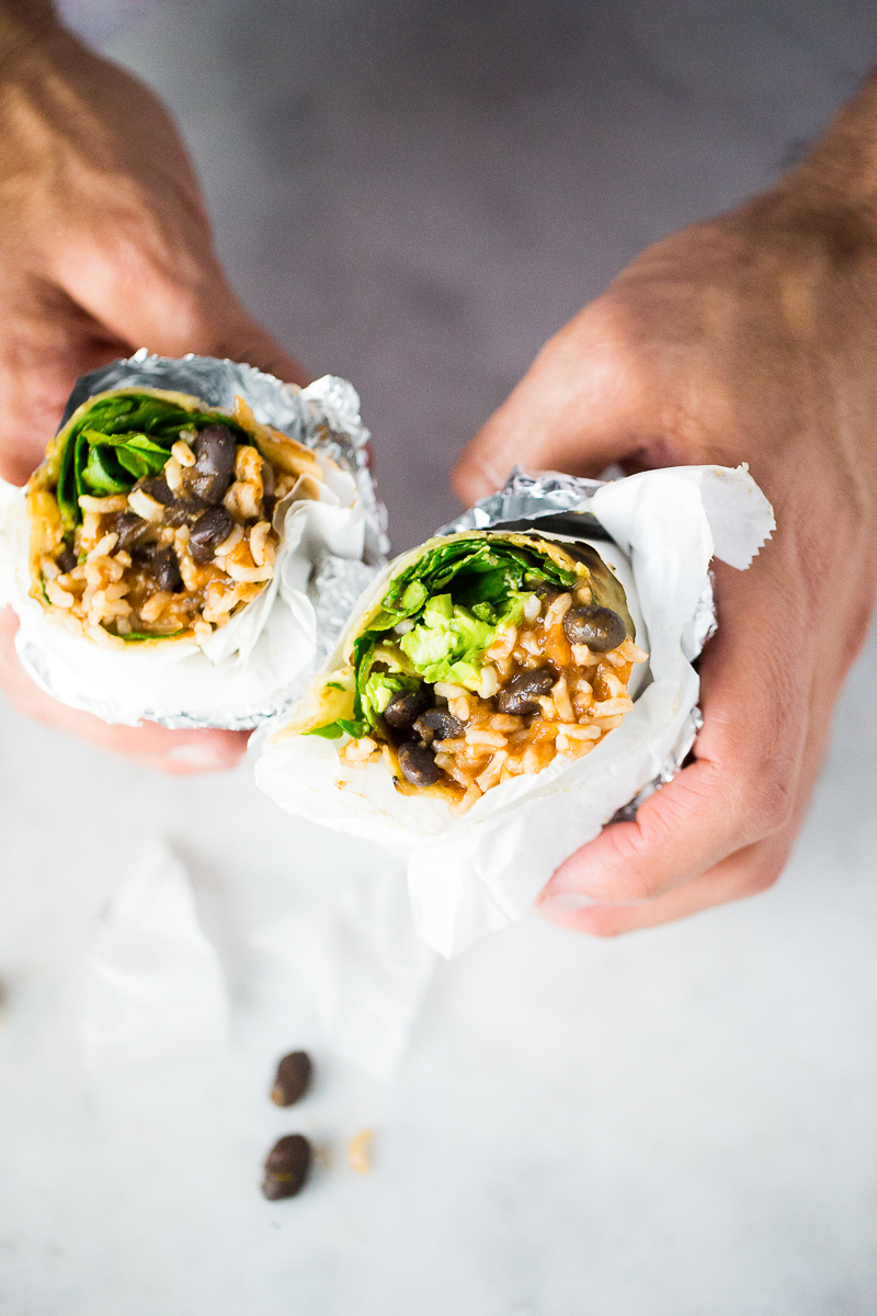 Burritos deliciosos, super nutritivos y bien fáciles de llevar.