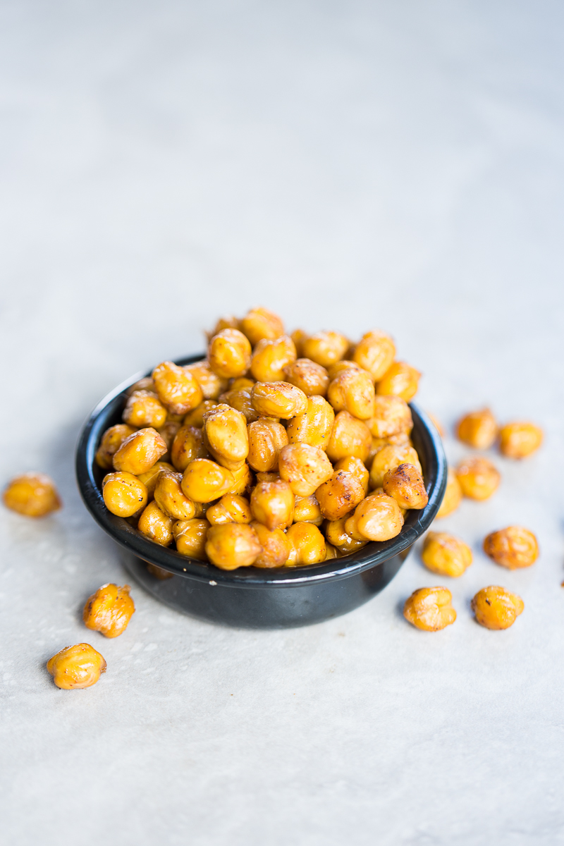 Garbanzos rostizados con chipotle, 