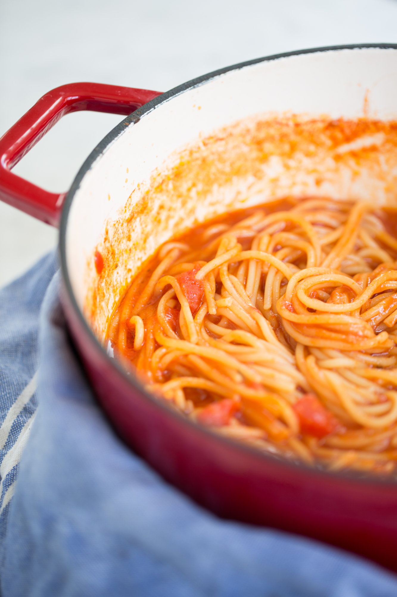 spaguetti in tomatoe sauce