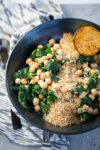 Chickpeas with Spinach and Lemon
