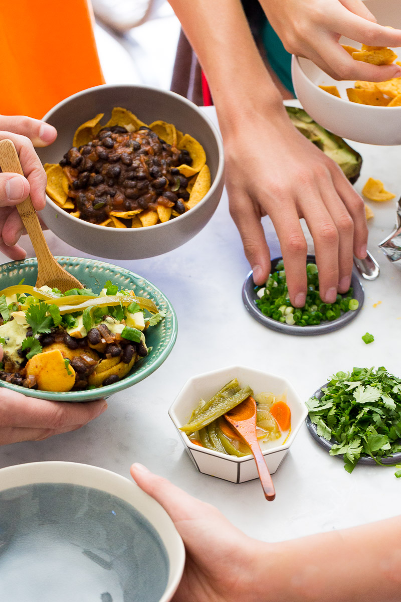 Recipe for almost super healthy vegan frito pie.