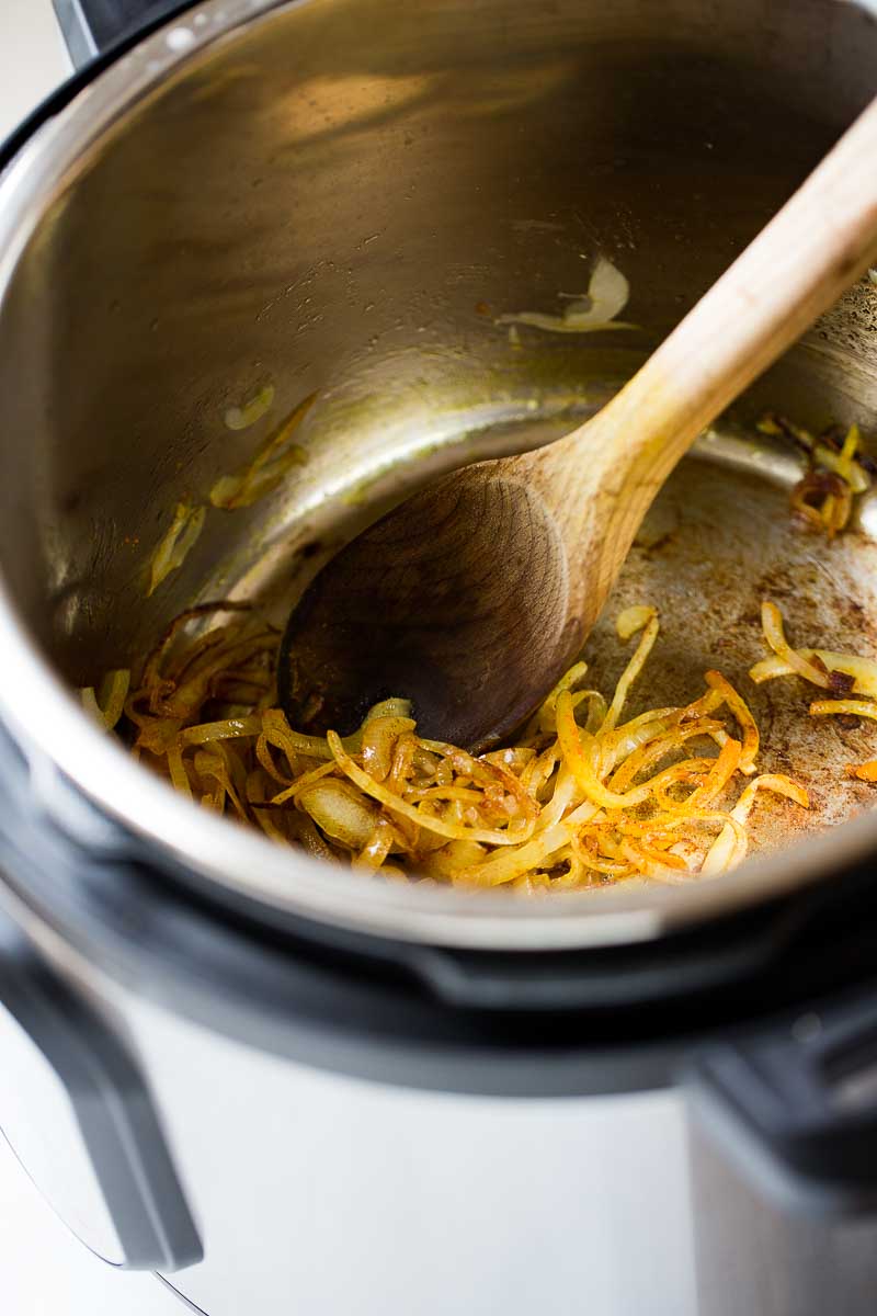 Sautéeing onion  in the instast pot