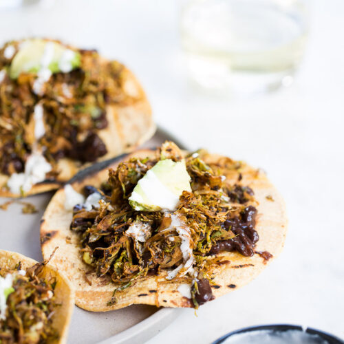SUPER POWERFUL VEGAN CHORIZO TOSTADAS