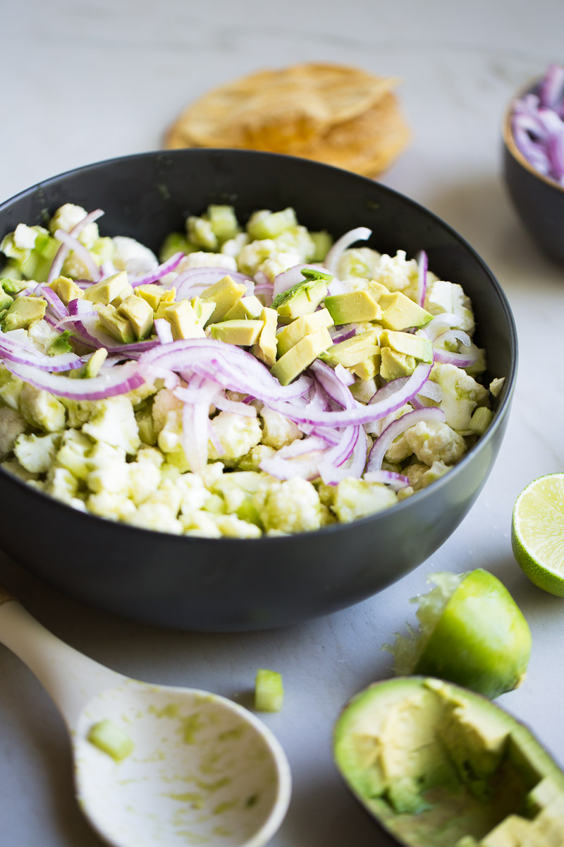 cauliflower ceviche