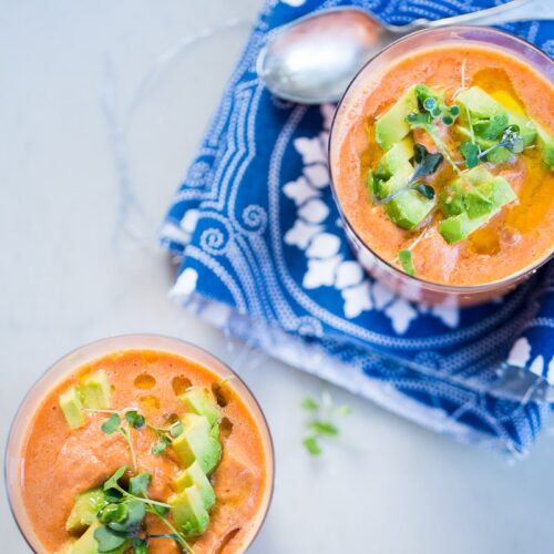 watermelon cold soup