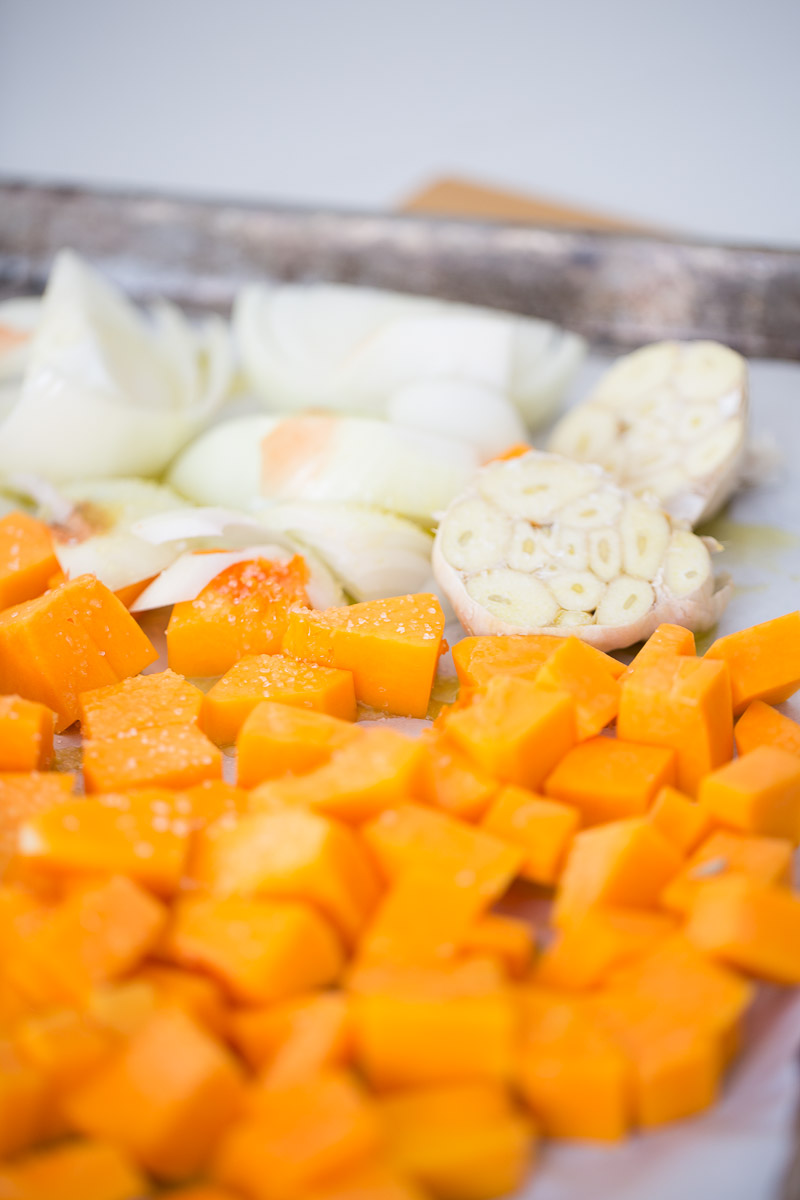 Sopa de calabaza rostizada 