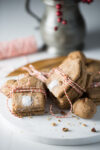 Pecan spelt one bowl Christmas cookies.