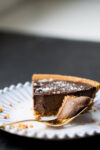 Recipe for creamy chocolate vegan pie.