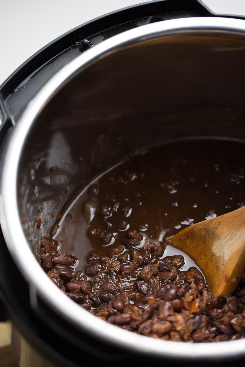 Perfectly cooked beans in the instant pot