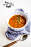 vegan lentil soup