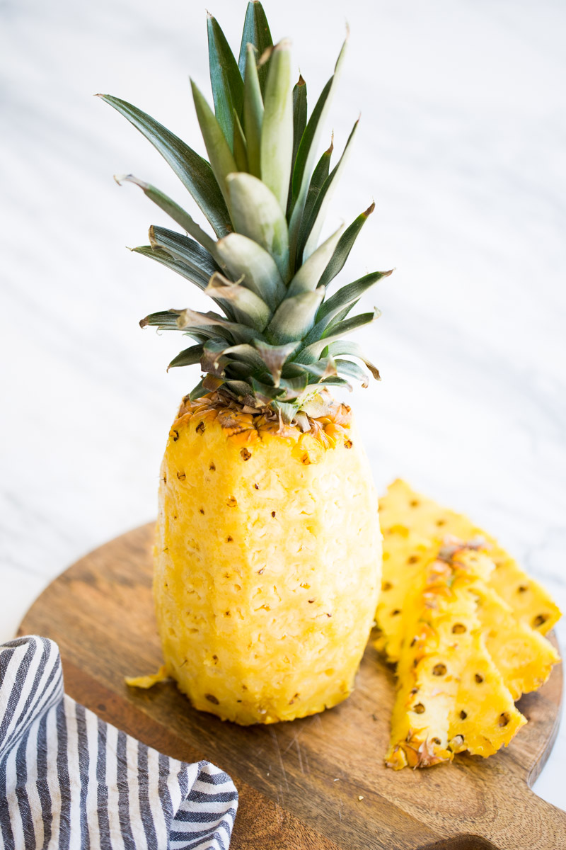 peeled pinapple