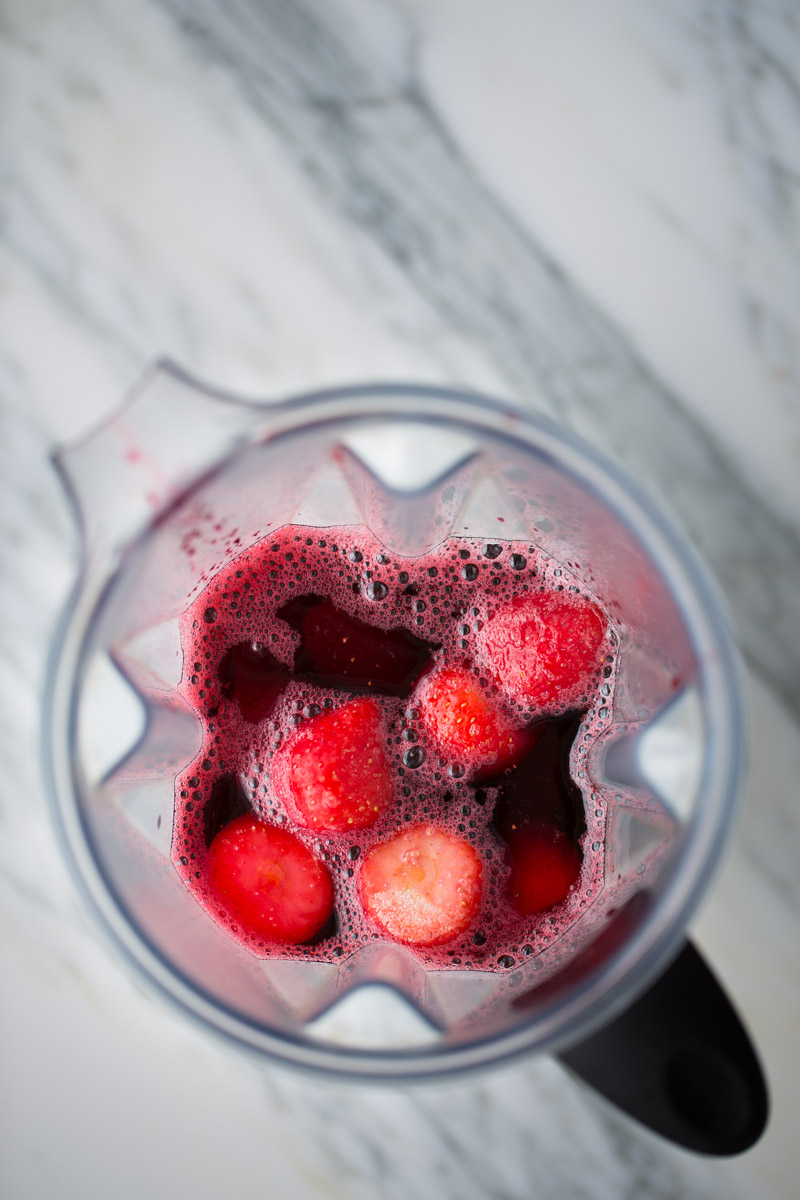 strawberry and hibiscus margaritas