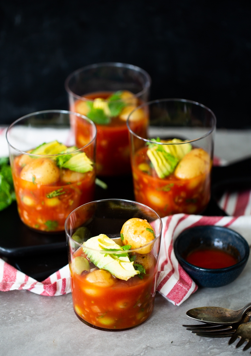 Potato ceviche Veracruz