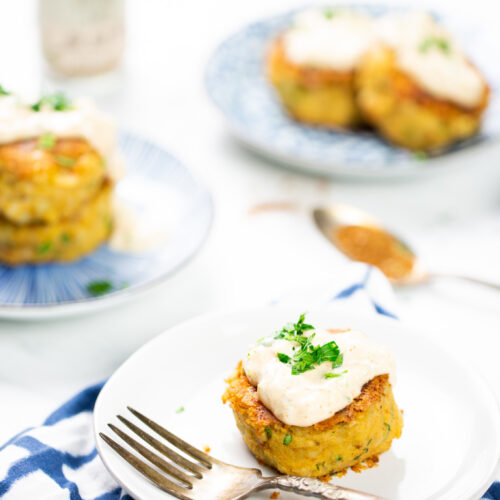 vegan spiced chickpea patties