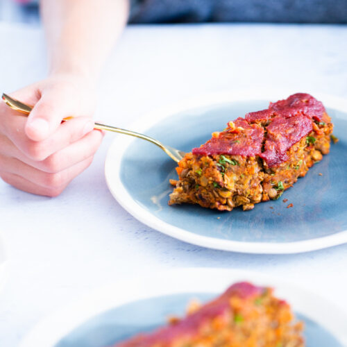 pastel de lenteja