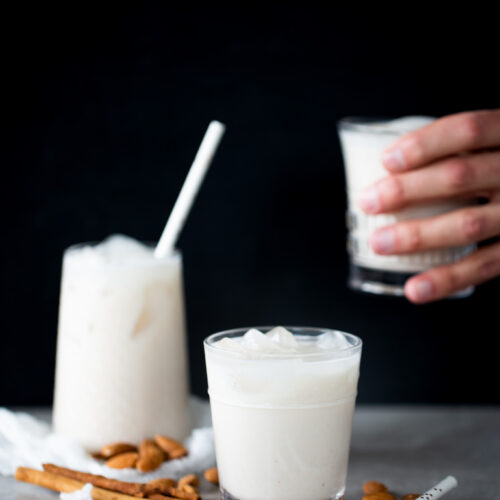 Horchata de avena y almendra