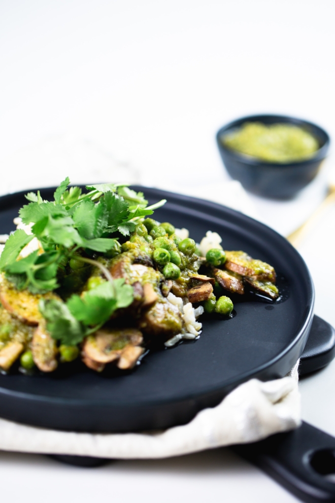 Mushrooms in SALSA VERDE