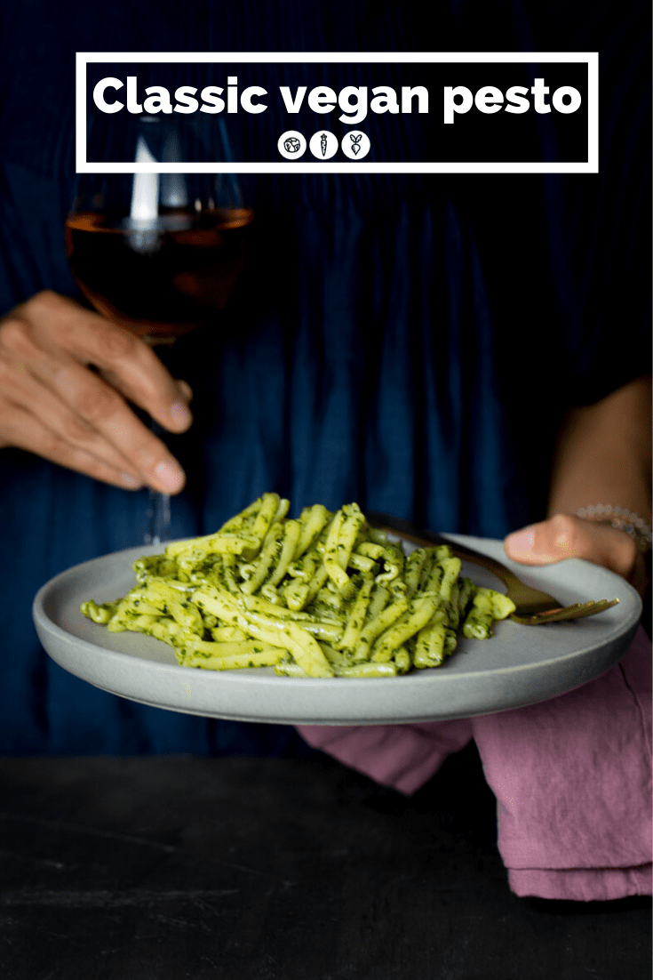 vegan Pesto recipe, easy and deliciouos