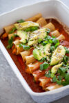 Vegan Sweet Potato Enchiladas with Lentils (Easy & Healthy Mexican Recipe)
