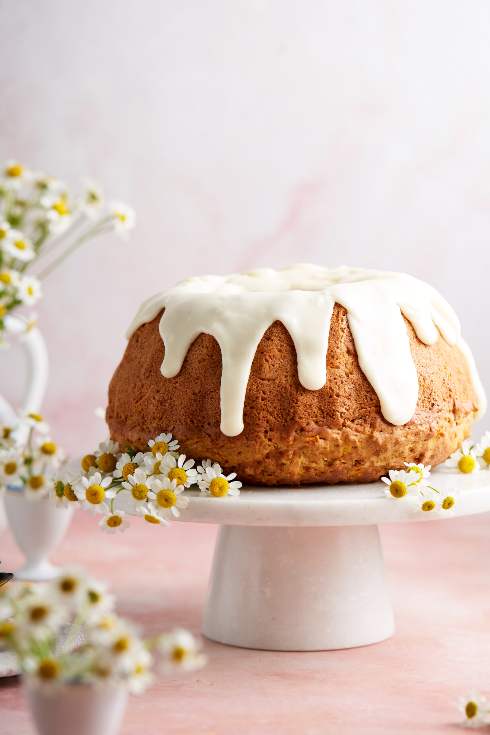 Pan de zanahoria con glaze de naranja - Piloncillo y Vainilla