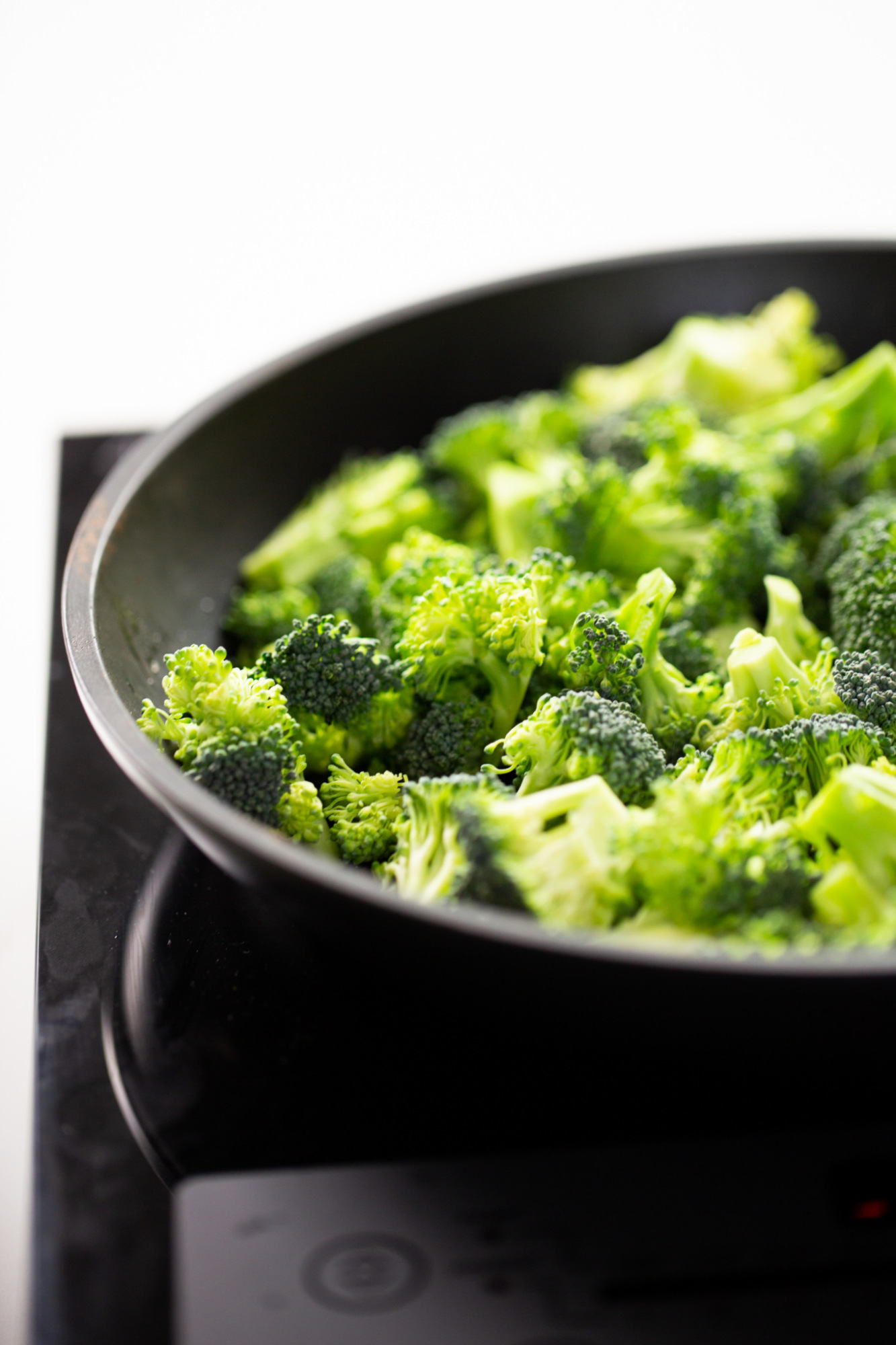 Broccoli in a pan
