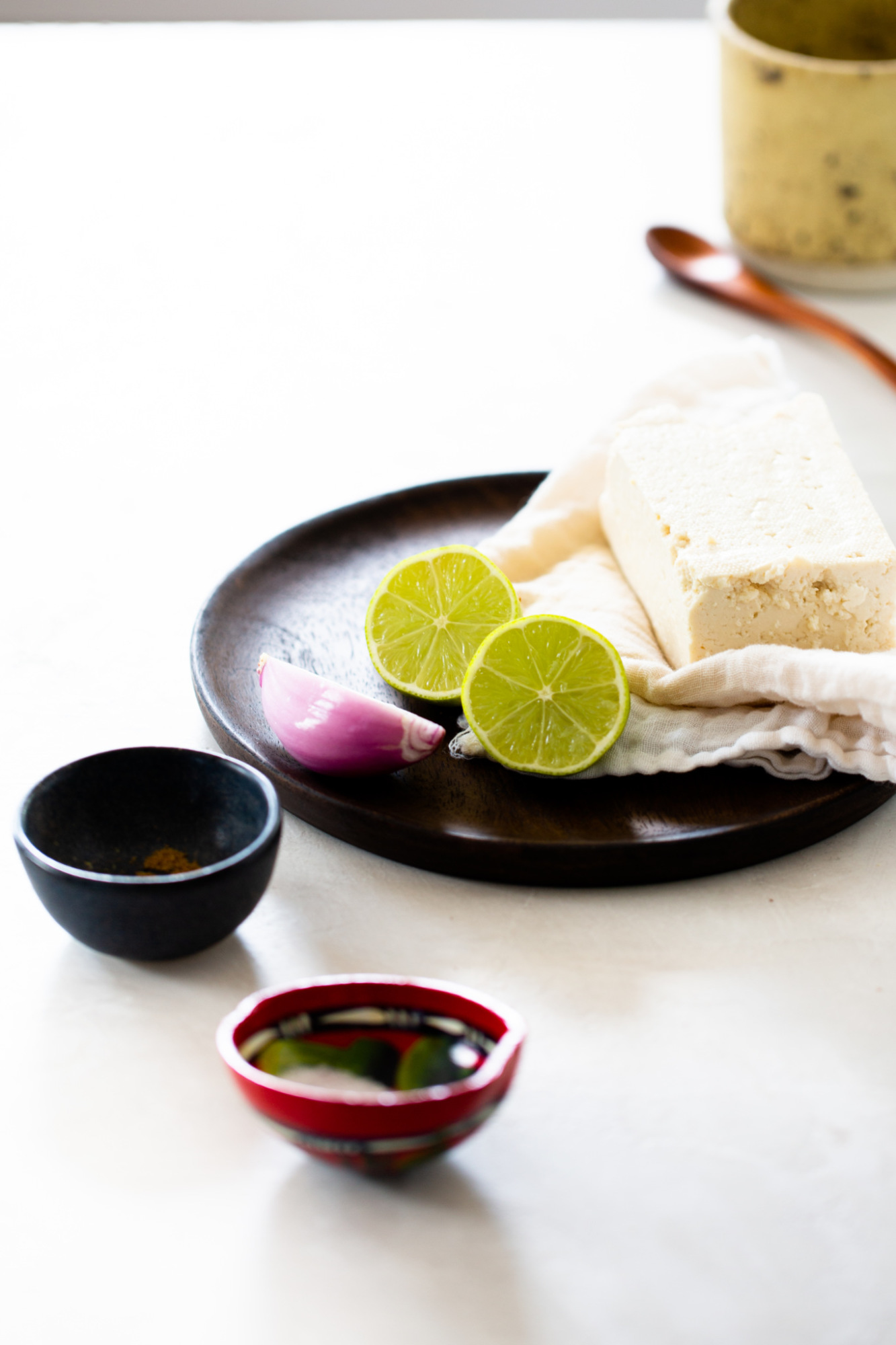 ingredients for vegan mexican crema