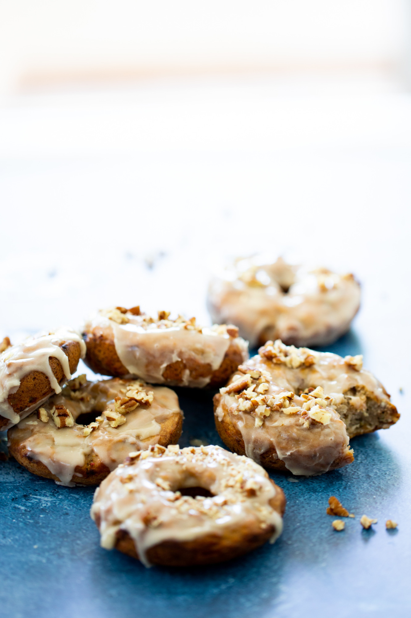 vegan banana donuts