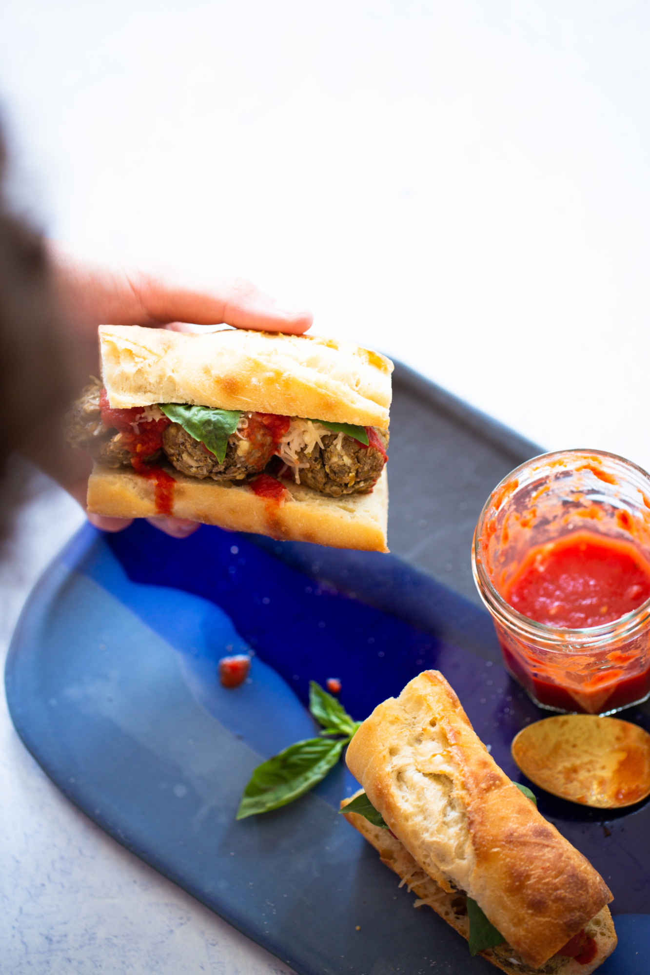  meatless meatball sandwich